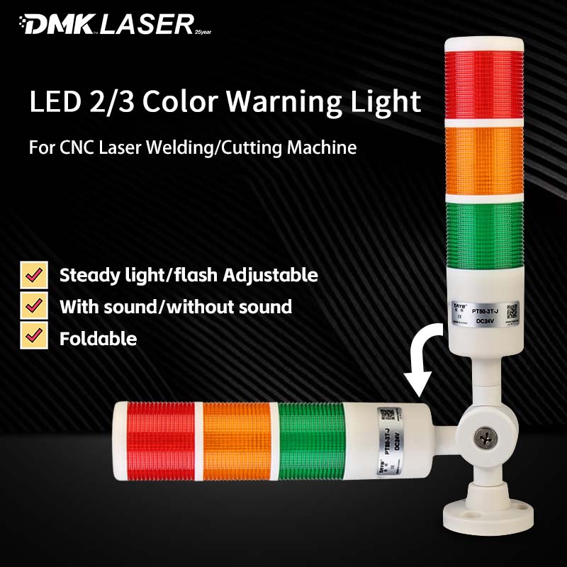 Industrial Laser Cutting Machines - LED Tricolor Light Signal Tower Stack