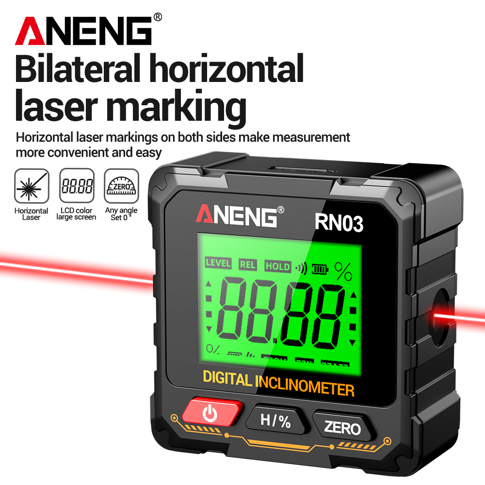 Industrial Laser Alignment - Magnetic Digital Angle Finder ANENG RN03