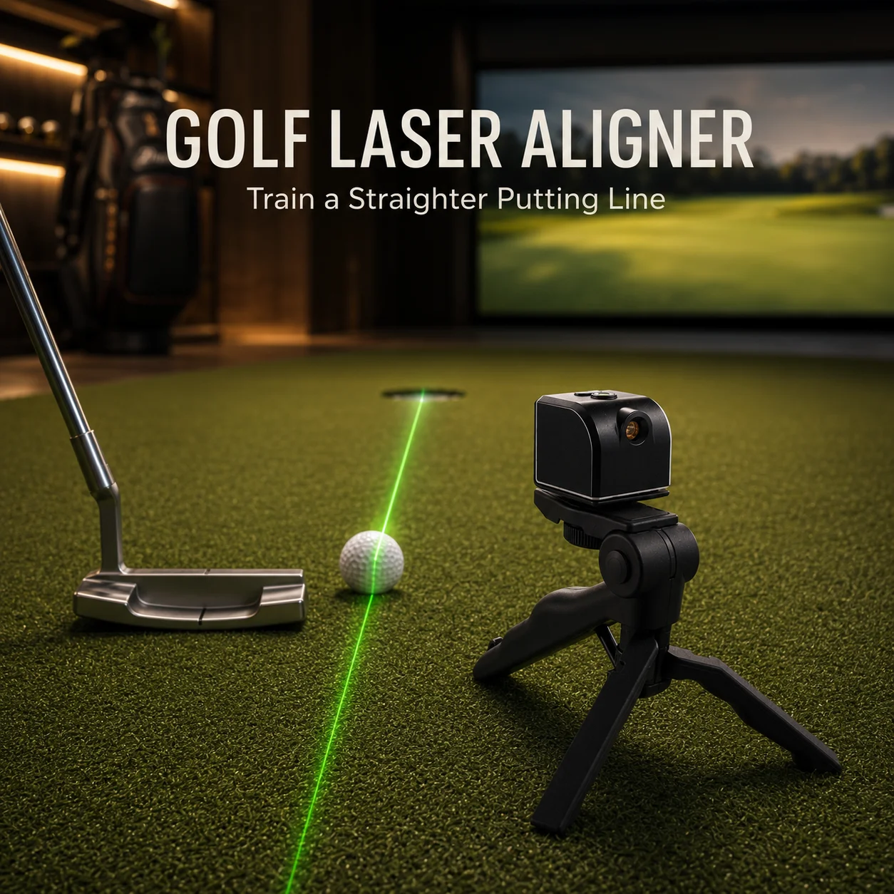 Industrial Laser Alignment - Golf Putting Alignment Laser, Green Beam