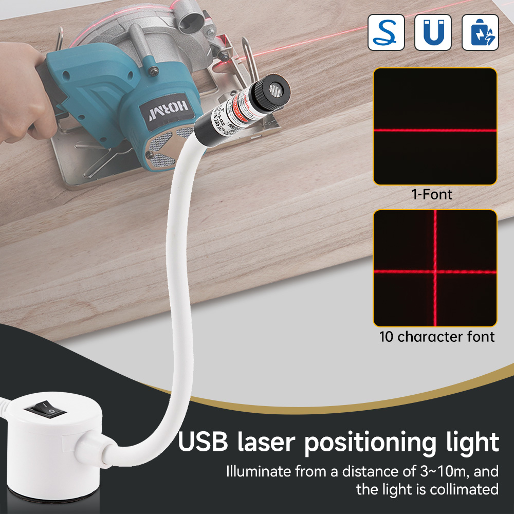 Industrial Laser Light - USB Powered Red Laser Light Sewing