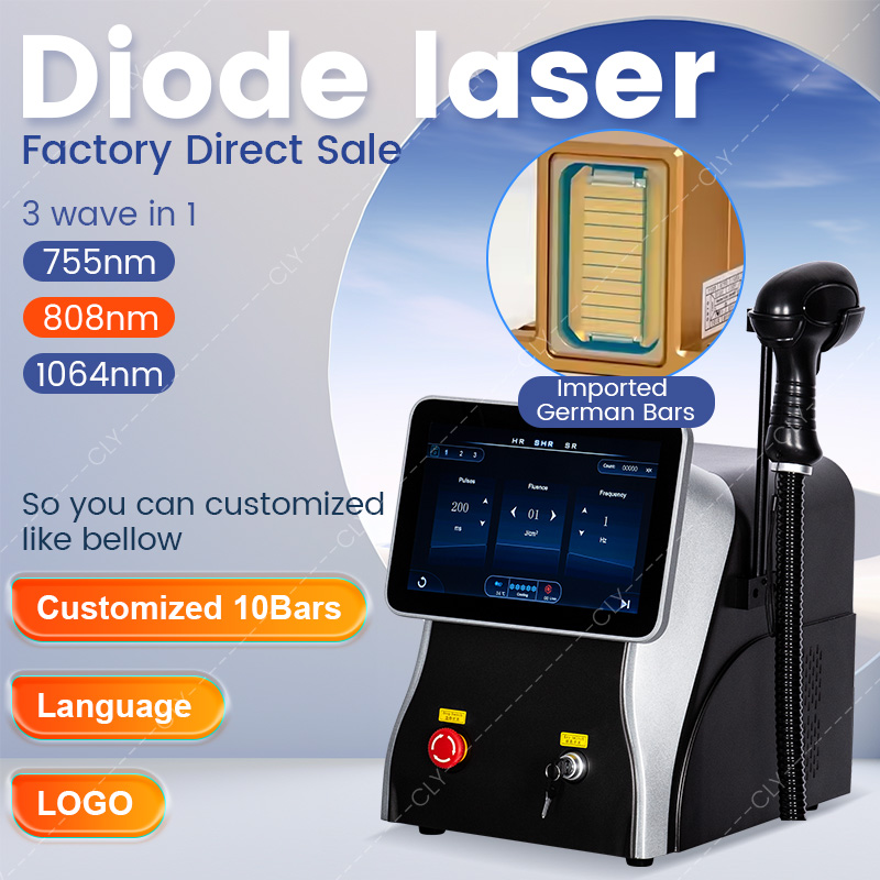 Industrial Laser Cleaning Machine - 808nm Diode Laser Hair Removal Machine