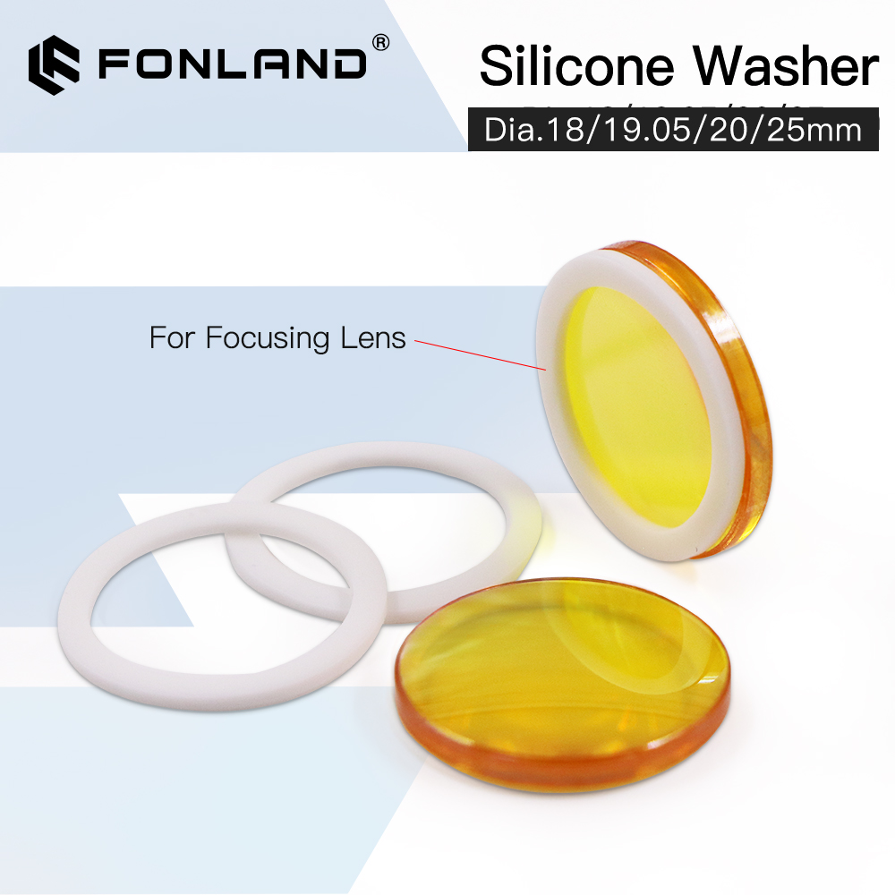 Co2 Laser Mirror - Fonland Focus Lenses Silicone Washer Dia.18