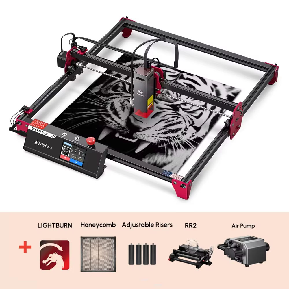 Industrial Laser Blasting - Algolaser DIY KIT MK2 40*43cm CNC
