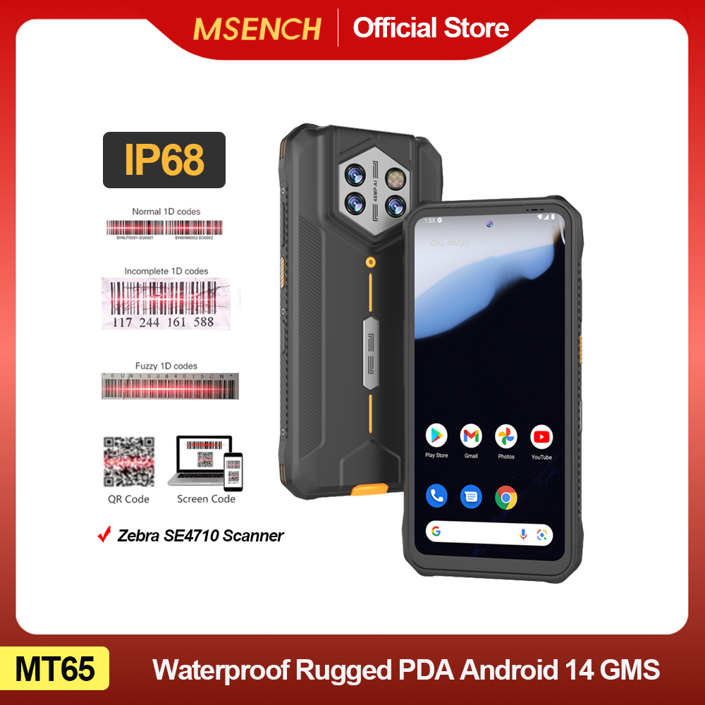 Waterproof Rugged PDA Android  - đánh giá và giá Industrial Laser Light