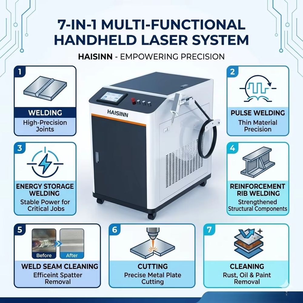 Industrial Handheld Fiber Lase - đánh giá và giá Industrial Handheld Laser Welding Machine