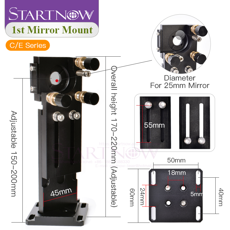 Startnow CO2 Đầu Laser Bộ Ống  - đánh giá và giá Co2 Laser Mirror