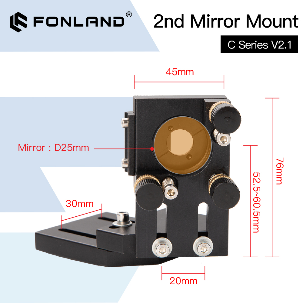 FONLAND CO2 Đen Thứ Hai Laser  - đánh giá và giá Co2 Laser Mirror