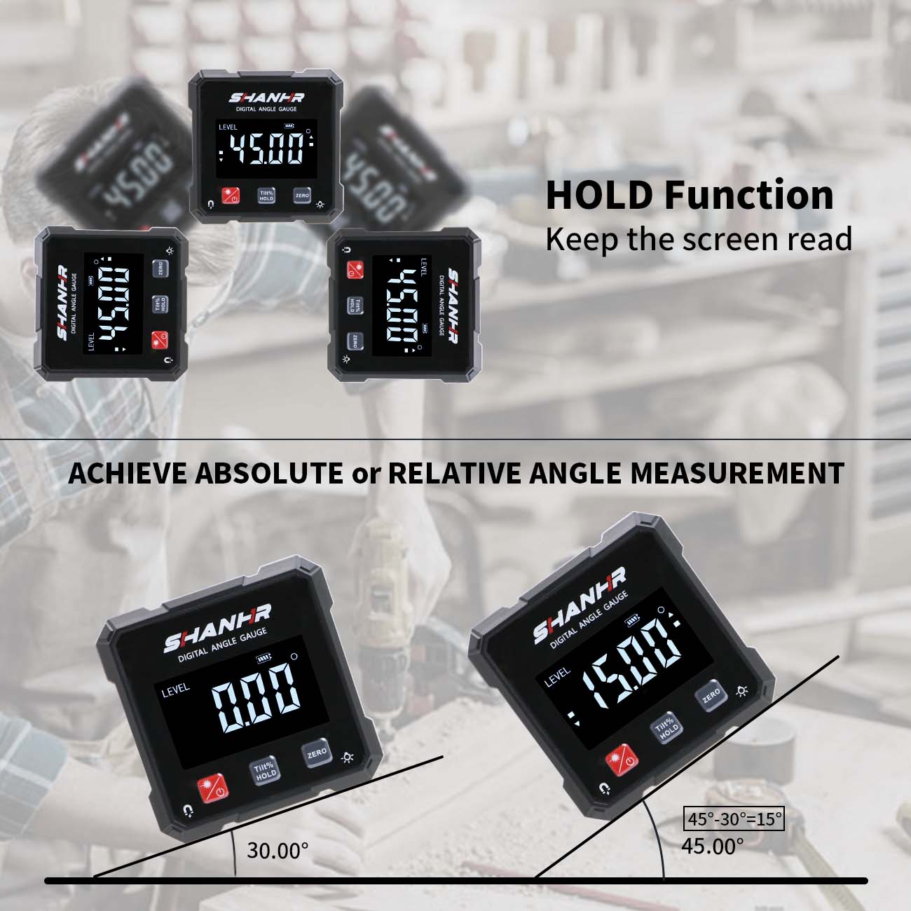 SHANHR Electronic Protractor 4 - đánh giá và giá Industrial Laser Alignment